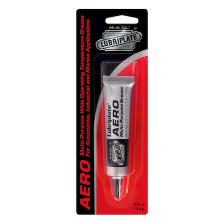 Lubriplate Aero, 36 3/8 Oz Tubes, Low Temperature White Lithium For Seal Compatibility, PK36 L0113-079